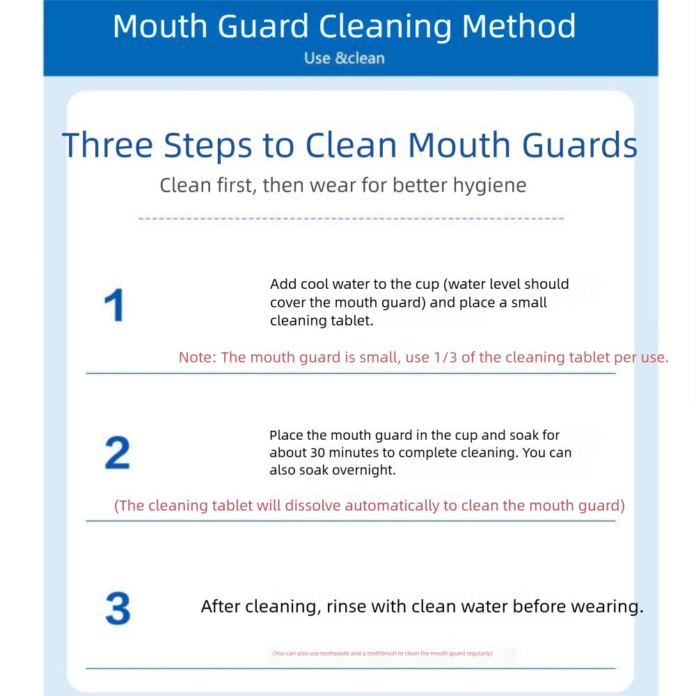 2Pcs Adjustable Anti-Snoring Mouthpiece Comfortable Snoring Mouth Guard  Bruxism