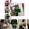 Trendy Summer Fashionable Pu Square Shoulder Bag For Women In Pink Green Or Khaki