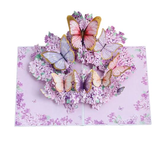 

Складна 3D вітальна листівка з конвертом Ручна робота Декоративна листівка на День народження Листівка-сюрприз зі святковими побажаннями K