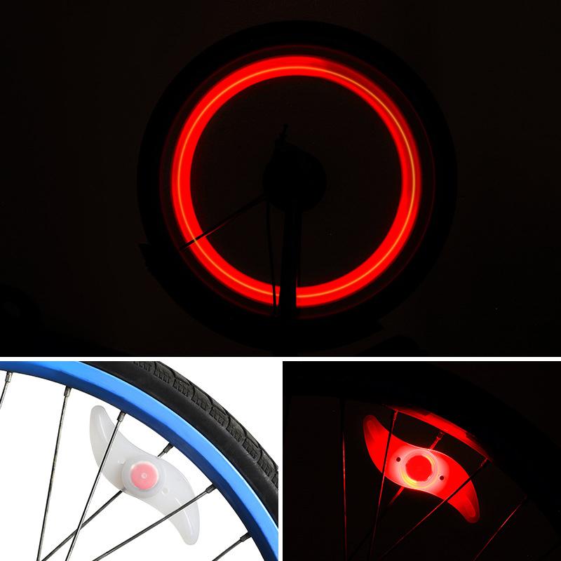 

Велосипедные спицы, горные велосипедные ивовые фары, цветные силиконовые фары для колес, аксессуары для велосипедного оборудования красный