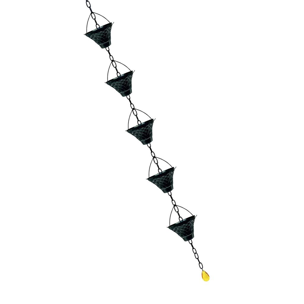 Schwerer Typ Funktionale Regenkette Boni Regenkette Dachrinnenadapter für effektive Gartendrainage