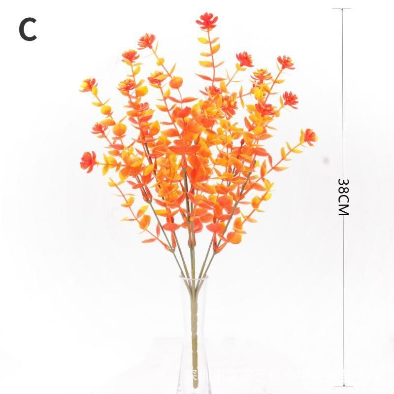 1Bundle Artificial Fall Flowers Outdoor Garden Decor Autumn Flower Bouquet For Thanksgiving Home Wedding Christmas Decoration