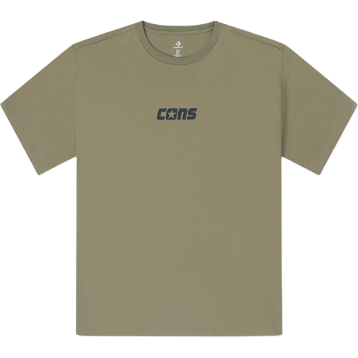 Converse T Shirt Unisex Olive Green 10026573-A09 100