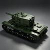 Military Series: Soviet KV-2 Heavy Tank Building Blocks—Caterpillar-Track Armored Vehicle Educational Assembly Toy Model