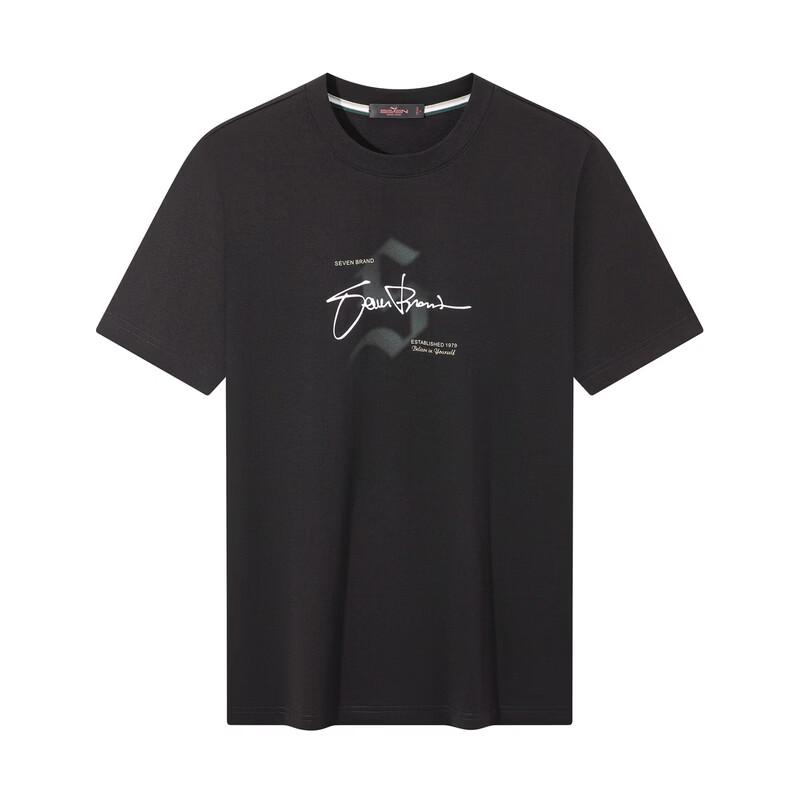 SEVEN Men's Cooling Xinjiang Cotton Short Sleeve T-Shirt