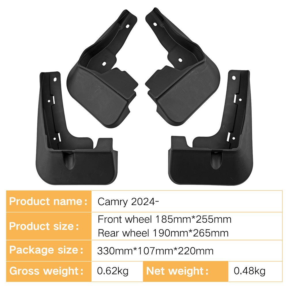 For Camry Camry LE 2024 Regular Edition, Car Tire Soft Rubber Fender Leather