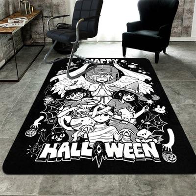 Omori Halloween Rug Floor Mat for Living Room or Bedroom Soft and Comfortable Carpet a Gift for Birthday and Holiday.