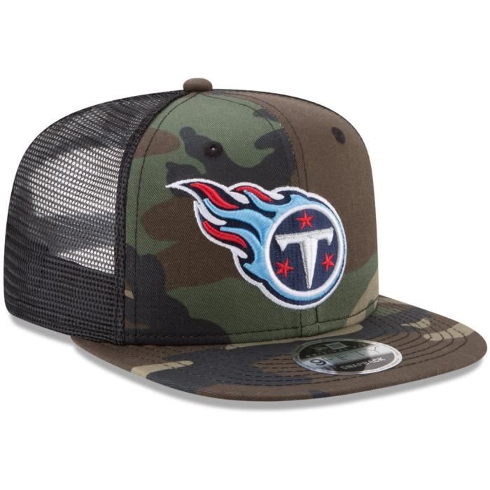 Casquette 9FIFTY - New Era - Tennessee Titans - Camo bois - Taille unique - Trucker Mesh