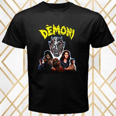 Demoni Demons Film Dario Argento Heren Zwart T-shirt Maat S 3XL