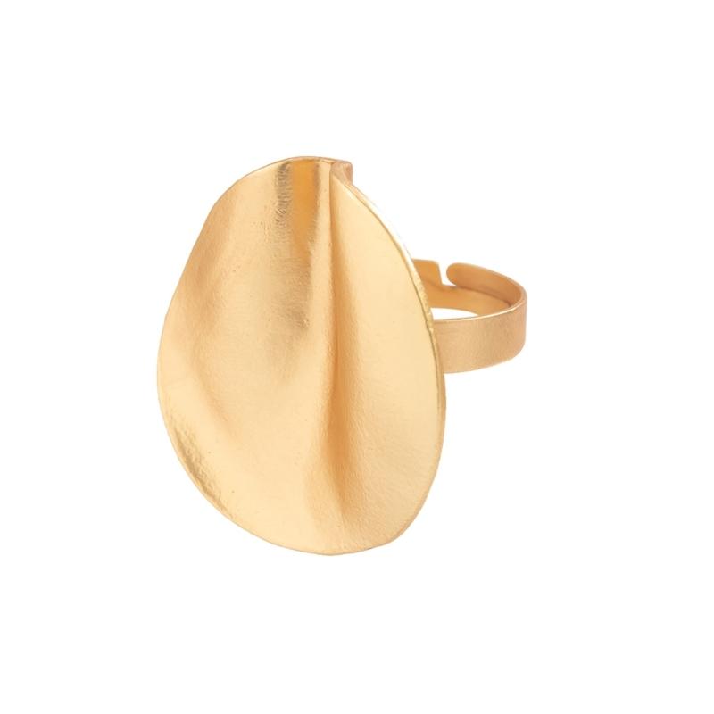 Geometric Band Ring Punk Style Alloy Texture Adjustable Rings Suitable for Fashion Enthusiasts Present Multiple Sizes