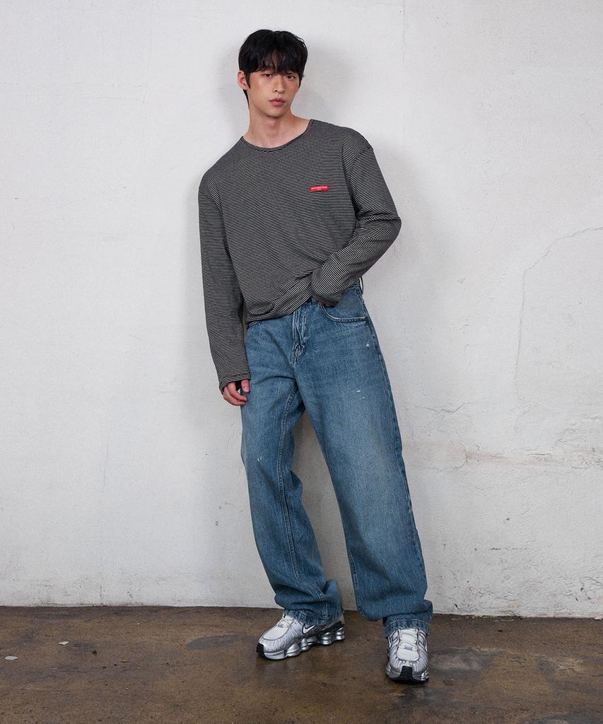 Lekodinghauseu Rec Stripe Long Sleeve [Black]