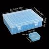Multifunctional DIY Diamond Painting Storage Box Nail Art Jewelry Rhinestone Mosaic Organizer Container - Clear & Stackable