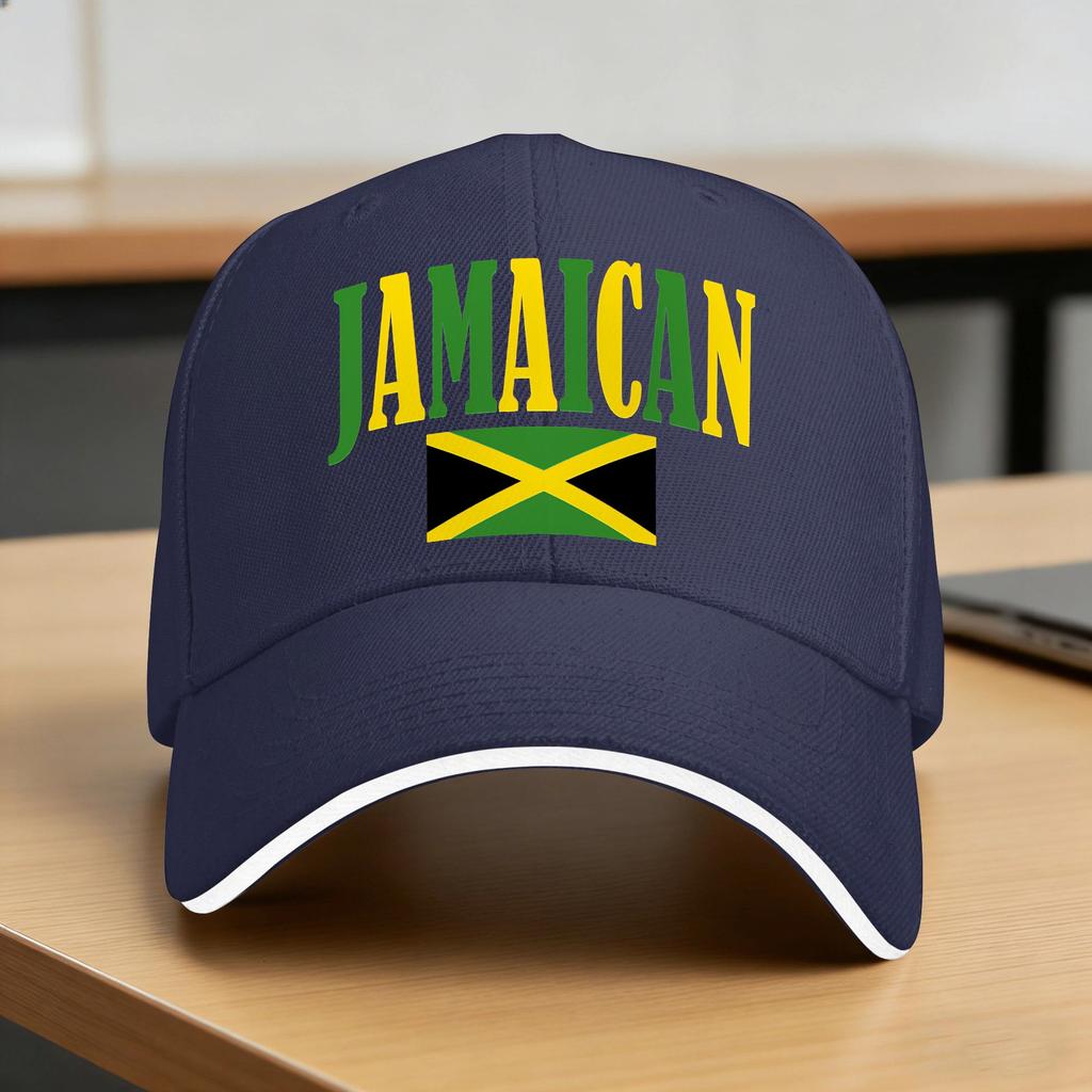 Jamaican Flag  Baseball Cap Jamaica Fitted Retro Hip Hop Hats Summer Unisex WoUnisex Outdoor Sport Baseball Caps