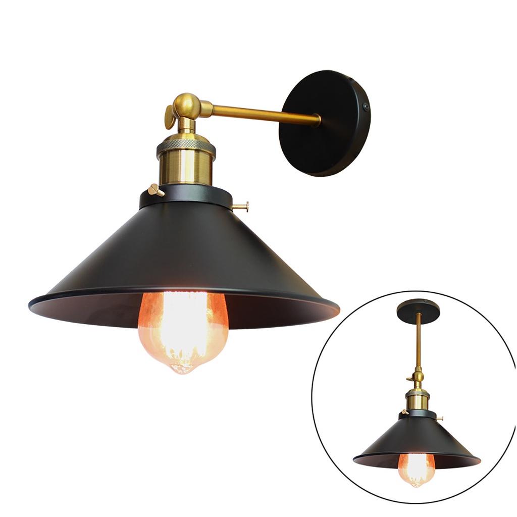 Vintage Loft LED Wandlampe für Zuhause Industrielle Dekoration Retro Badezimmerbeleuchtung Eisenlampe 22CM E27 Edison Wandleuchten
