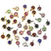 20pcs 6mm Stainless Steel Cross Weld Rings Rhinestone Bead Crystal Charms Pendant for Necklace Bracelet Jewelry Making Charm DIY 1
