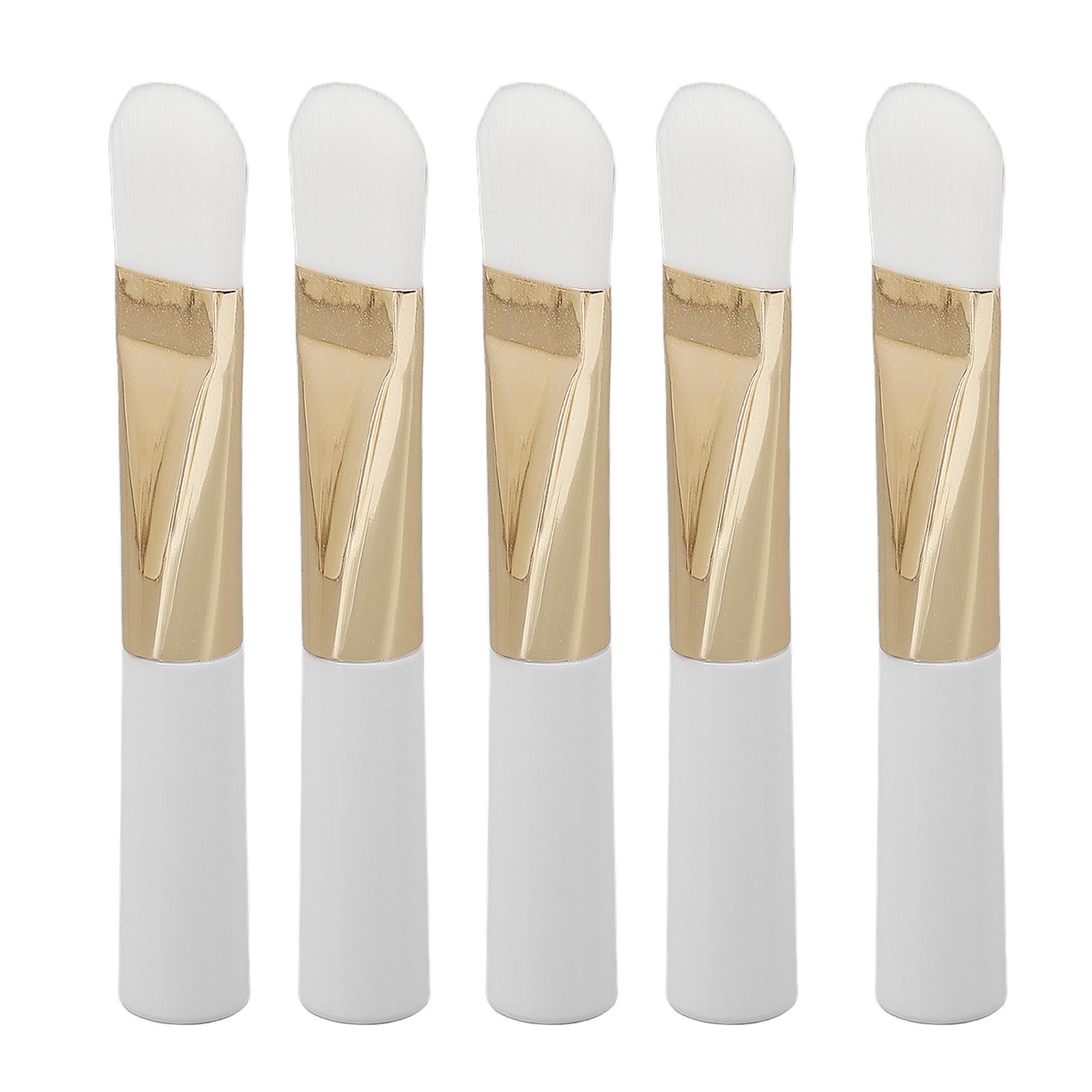 

5 ШТ. Кисти для макияжа Подставка Плоская кисть для нанесения пудры Мягкая щетина Кисть для консилера для лица