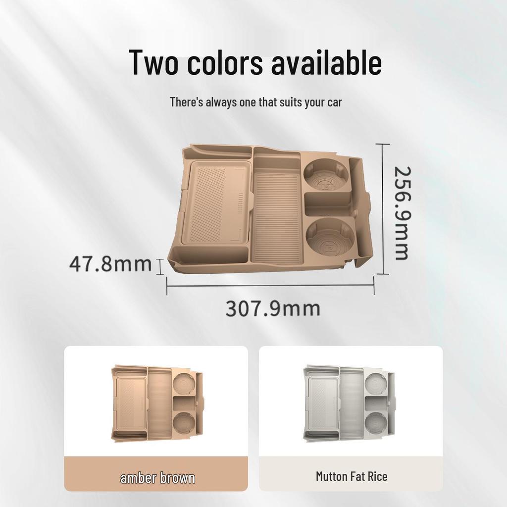 Fits 25 Chery Fengyun T11 Models: Center Console Storage Organizer for Tissue, Glasses, and Accessories