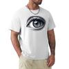 Eye skech Big realistic Unisexs Eye Pencil drawing TShirt Water Resistant Casual TShirt