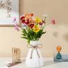 3pcs Water Ripple Plastic Vase Home Living Room Office Flower Arrangement Decoration Crafts Wedding Table Center Vase Ornament