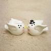 6.2*4*4.2CM Cartoon Hand-painted Angel Bird Couple Ceramic Spice Bottle Gift Pair of Home Kitchen Supplies Pepper Salt Shaker
