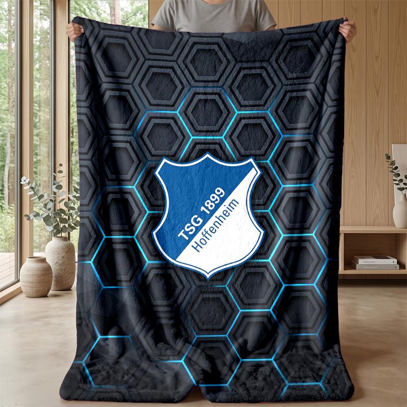 TSG Hoffenheim FC Soft Flannel Fleece Blanket Lightweight Cozy Warm Throw Blanket For Sofa Bed Home Decor