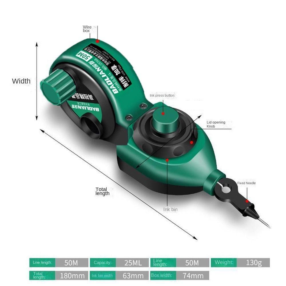 Durable Scribes Ink Draw Line Marker Ink Marker Construction ink fountain Hand-Operated Carpenter Tools