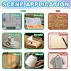 18Pcs Plastic Silhouette Paper for Lighting Decoration Paper Cut Light Box Mixed Shapes 100x90mm