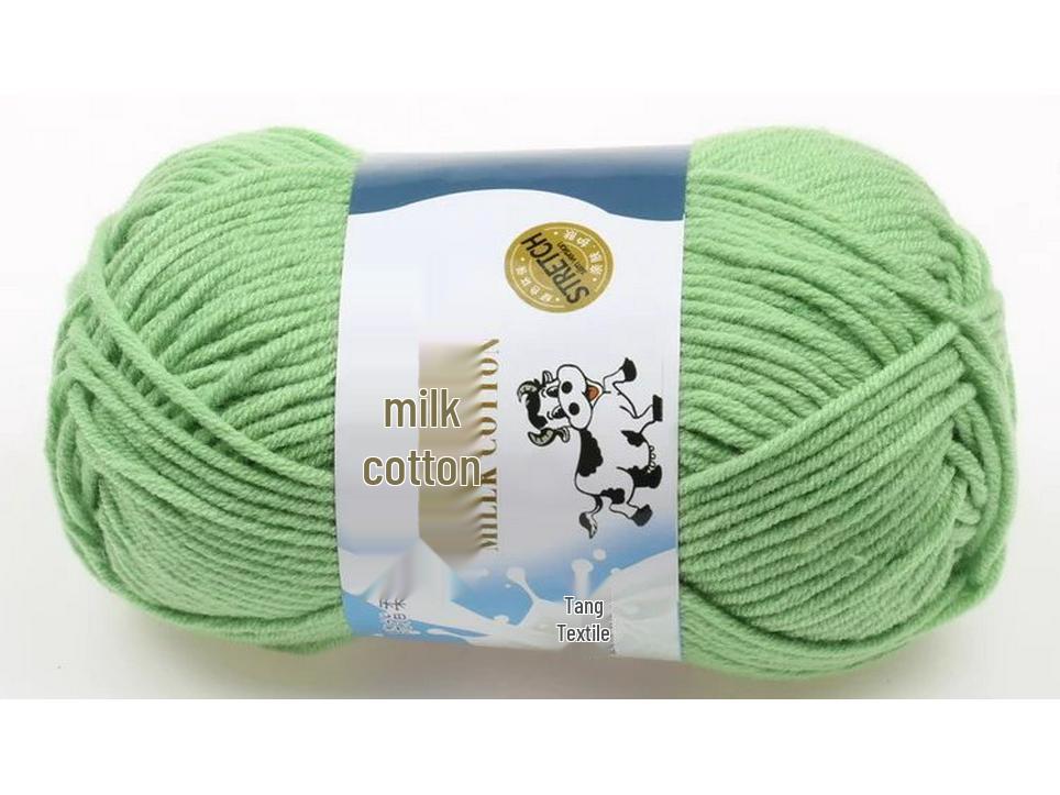 

Пряжа из молочного хлопка, 5 нитей: Пряжа для малышей из чистого хлопка, средней толщины для ручного вязания шапок своими руками