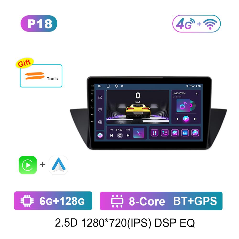 10.1'' for BMW X1 E84 2009 - 2012 Android OS Car Audio Multimedia Player WiFi IPS Screen Bluetooth 4G GPS Navigation Head Unit