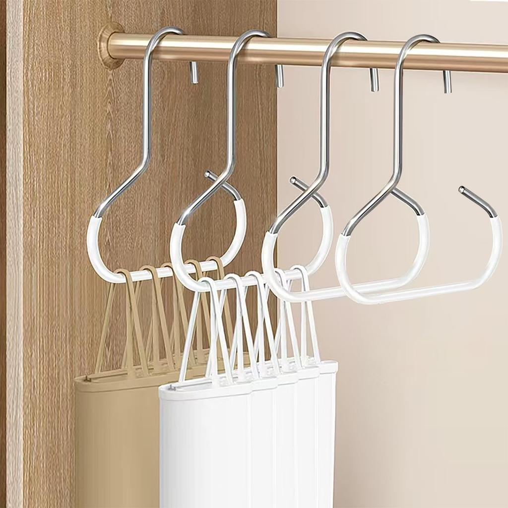 4 Pack Hat Organizer for Baseball Caps, Hat Rack for Caps Scar Handbag Stainless Steel Hat Hangers for Closet
