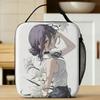 C-Chainsaws Man Reze Insulated Lunch Bag Leakproof Anime Meal Container Cooler Bag Tote Lunch Box Office Picnic Food Storage Bag