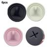 6 Pack Silicone Replacement Stopper For Owala Sway 30oz 40oz Compatible Models, Leak-Proof Lid Seal, Gray Cyan Pink