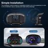 P2 Car Digital Speedometer Obd2 Gps Hud Gauge Auto Display Alarm Water Oil Temperature Turbine Pressure On-Board Computer