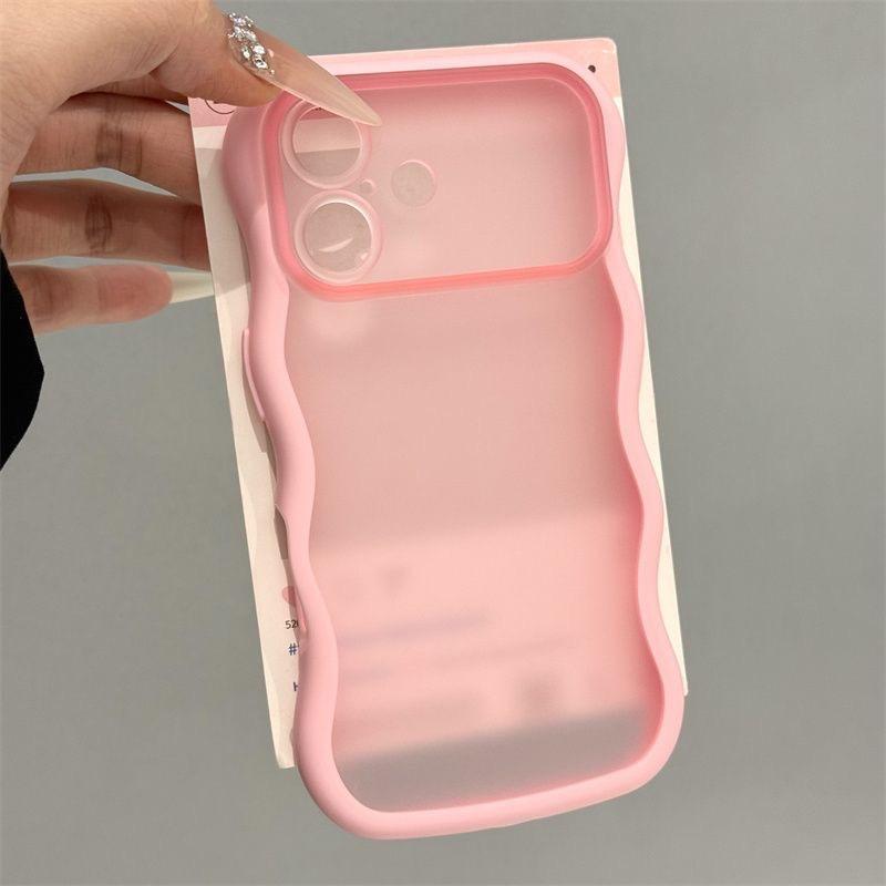 Candy color changes 17 seconds for Apple 17promax mobile phone case iPhone16pro all-inclusive 14/15 wave case