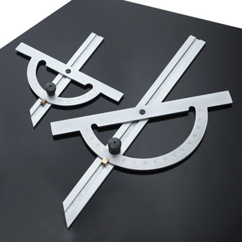 Justerbart vinkelmått i rostfritt stål 10-170 ° Vinkelmätare Verktyg Måttband i rostfritt stål Mätverktyg