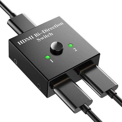 Commutateur HDMI - Sunright - 4K - Bidirectionnel - 2 Entrées 1 Sortie - Plug and Play