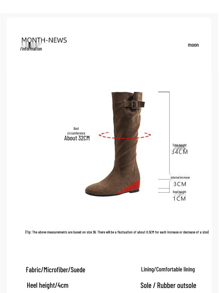 2025 Vintage Western Slouchy Suede Boots: Women's Round Toe Hidden Heel Riding & Cowboy Style for Autumn/Winter