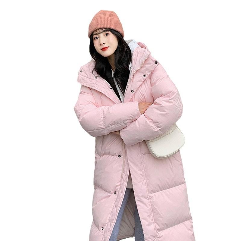 Medium and long down jacket women's duck down winter 2024 new Japanese and Korean style women's down jacket fashion high-end women