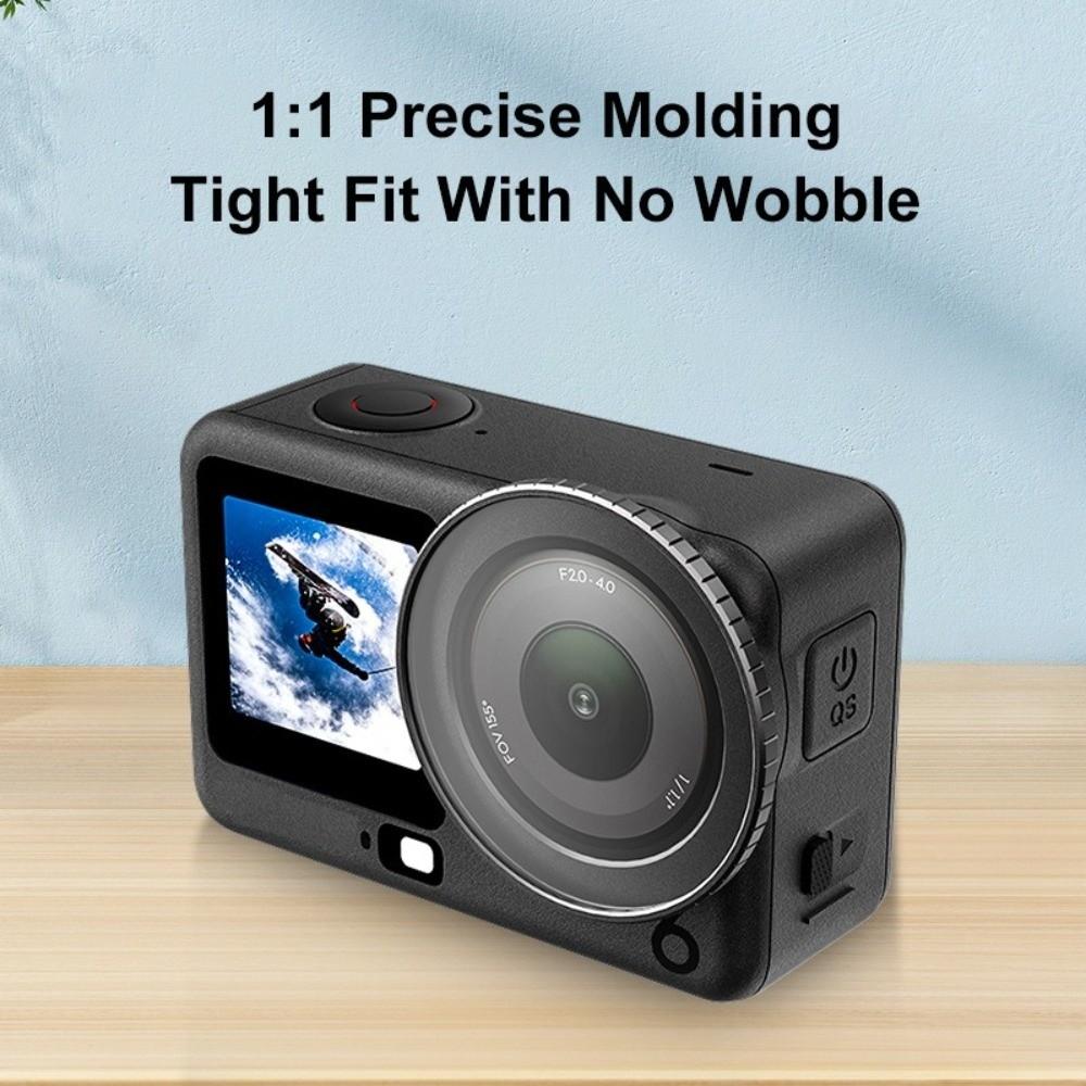 49mm Lens Filter Holder Mount Aluminum Alloy Lightweight Filters Frame Adapter Ring Durable Stable for DJI Osmo Action 6