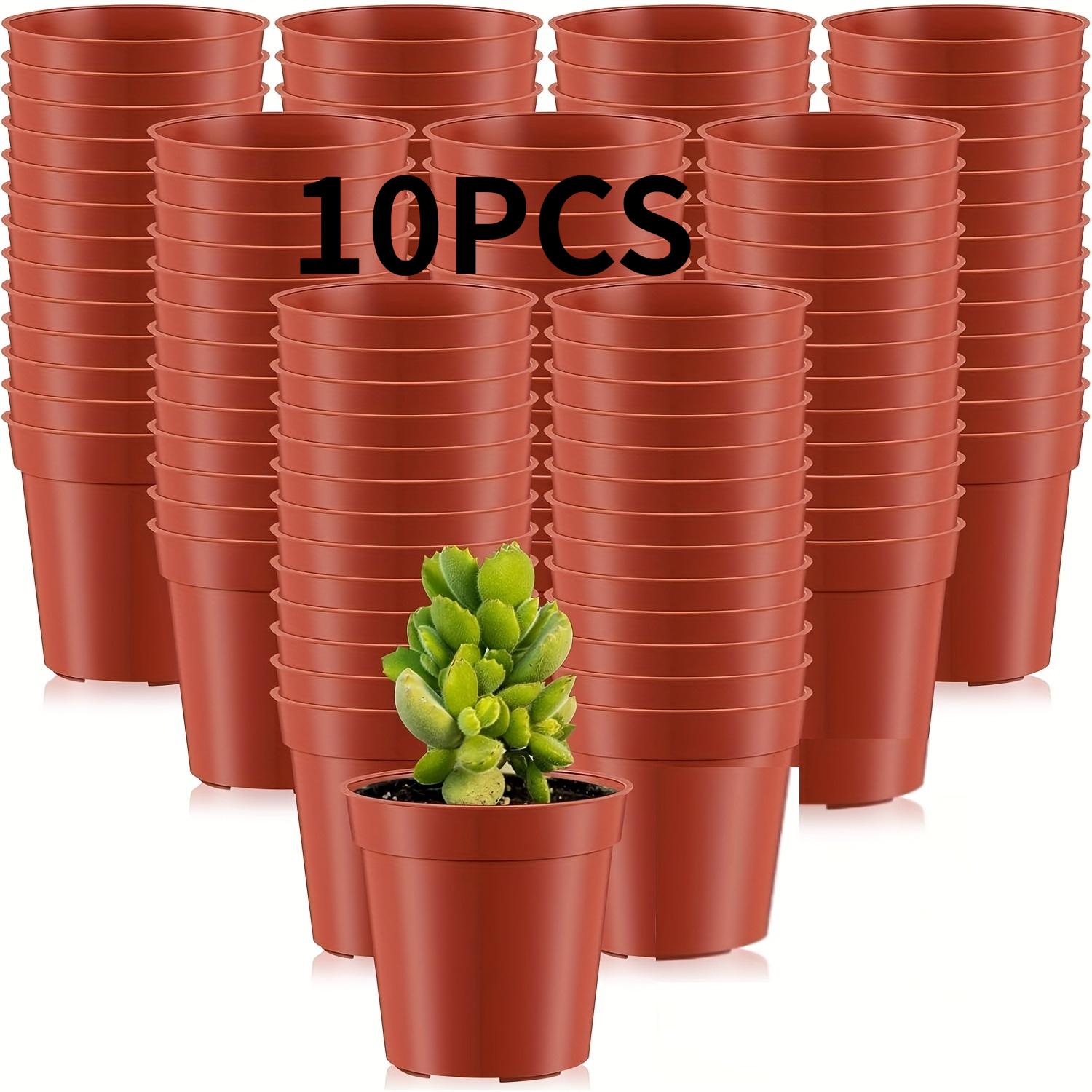 

10/20pcs Two-colors Seeding Nursery Pot Plastic Plants Flowers Seedling Cups Grow Box Home Garden Nursery Pot Potted Containers