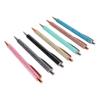 7Pcs Ball Point Pen Black Refill Glitter Style Book Clip Easy Disassembly Writing Pens for School