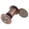 Angle Door Viewer Peephole: Reinforced Zinc-Aluminum Core with HD Optical Lens, 360° Rotation & Anti-Spy Cover for 2.17-4.13 Thickness