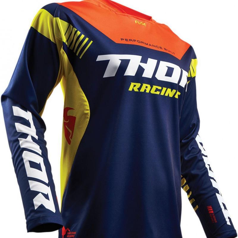 Mens Cycling Jersey Long Sleeve Quick Dry Breathable MTB Mountain Bike Racing Shirt Outdoor Sports
