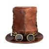 Steampunk Hut Strukturiert Cosplay Mit Schirm für Cosplayer, Halloween, Kostümpartys, Bühne