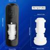 Máquinas Sexuales Masculinas Succión Automática Vibrador Telescópico Masturbadores Masculinos Taza Pene Resistencia Entrenador de Erección Juguetes Sexuales para Hombres Adultos