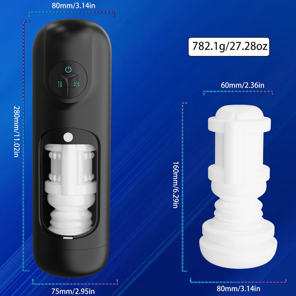 Máquinas Sexuales Masculinas Succión Automática Vibrador Telescópico Masturbadores Masculinos Taza Pene Resistencia Entrenador de Erección Juguetes Sexuales para Hombres Adultos