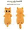 Cross-Border Big Eye Cat Long Pillow Plush Toy