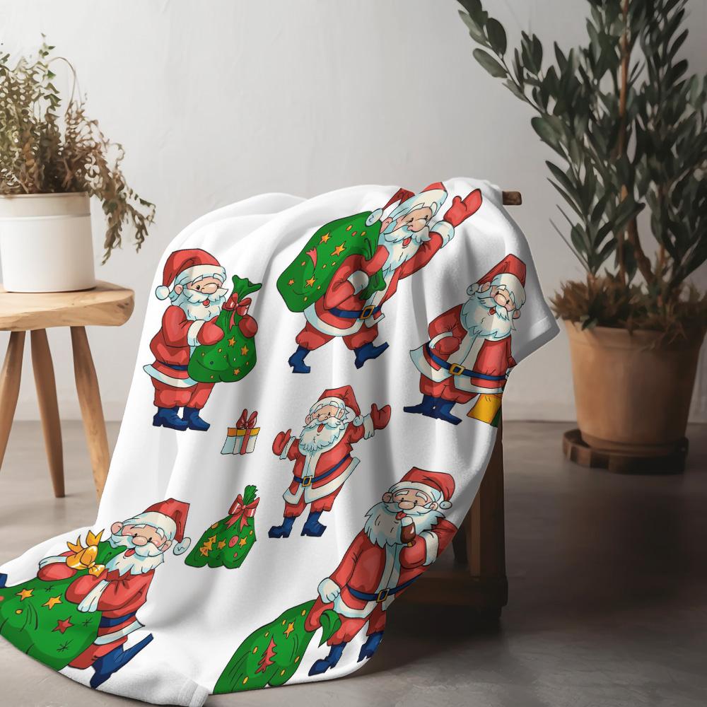 Cozy Throw Blanket Soft Fleece Blanket Christmas Gift Holiday Decor Warm Bedspread Home Comfort Gift for Her Gift for Him Dorm B