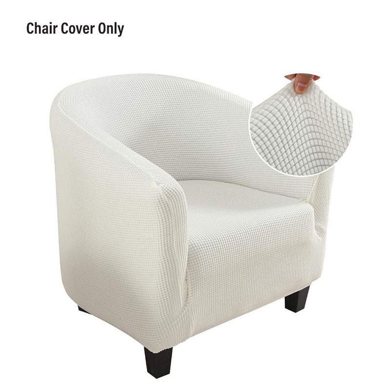 Thickened Elastic Furniture Bar Single Person Card Seat Cover For Tub Chair Pineapple Pattern Velvet Corn Grains Modern And Simple Style