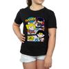 DC Comics Girls Chibi Super Friends Dance Cotton T-Shirt